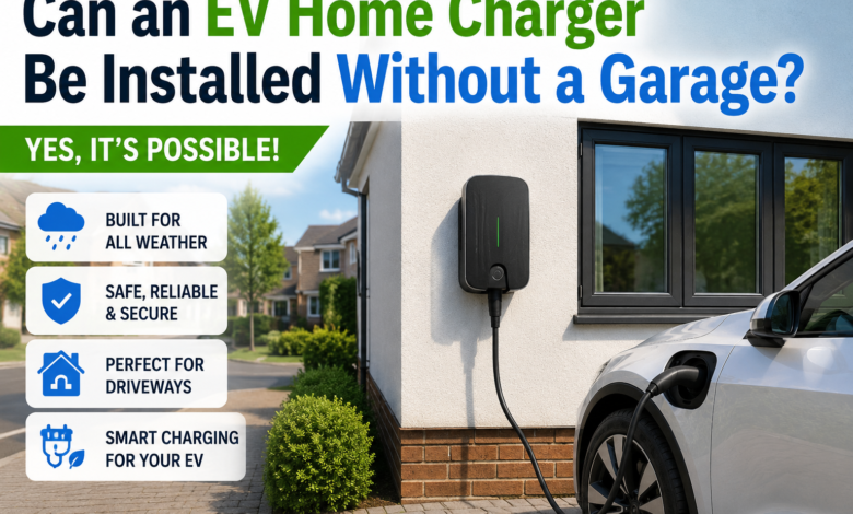 Install EV charger without a garage UK