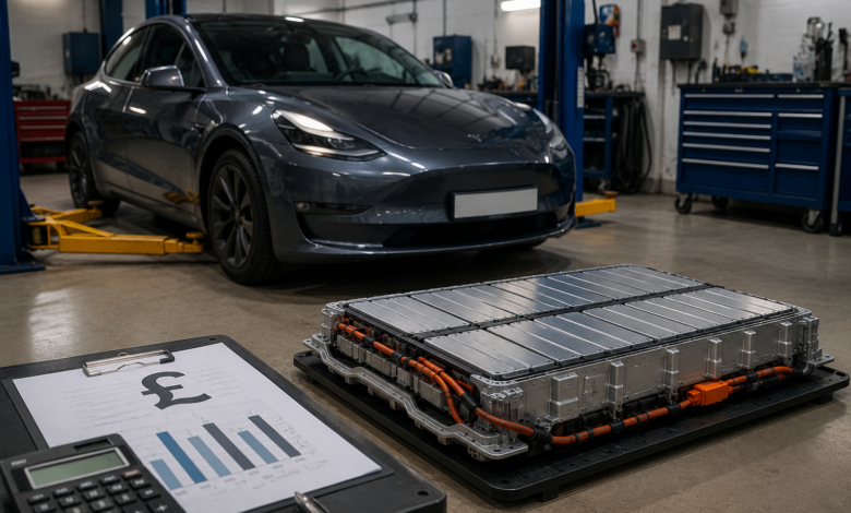 EV Battery Replacement Cost UK