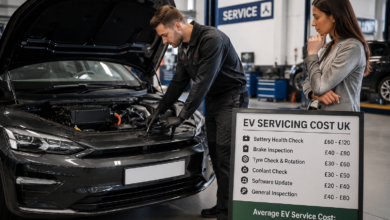 EV servicing cost UK
