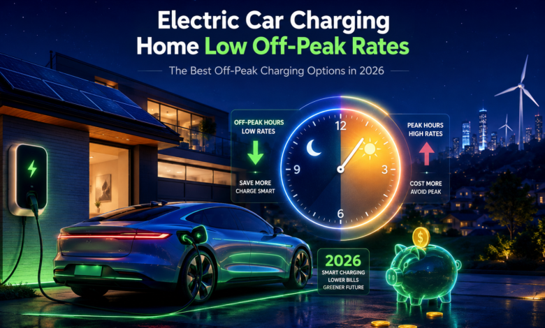 Electric Car Charging Home Low Off-Peak Rates