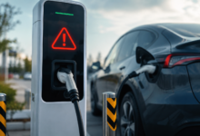 Why public EV charger keeps stopping