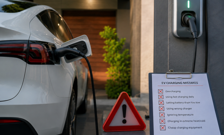 EV charging mistakes