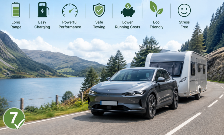 electric car towing UK