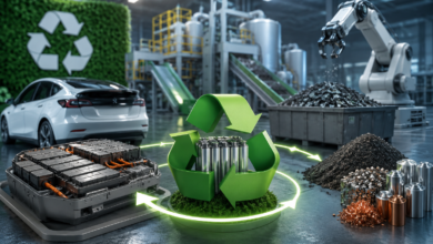 electric car battery recycling UK