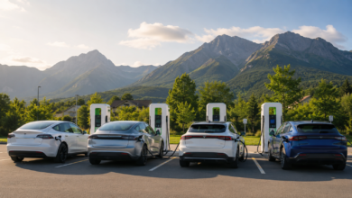 EV charger load balancing