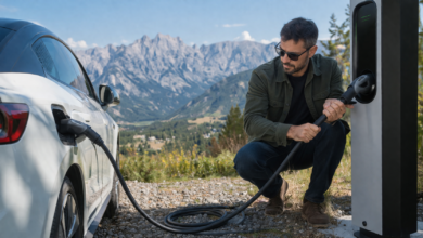 EV charging cable length
