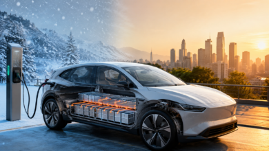 EV battery temperature effects