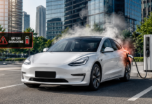 EV battery overheating symptoms