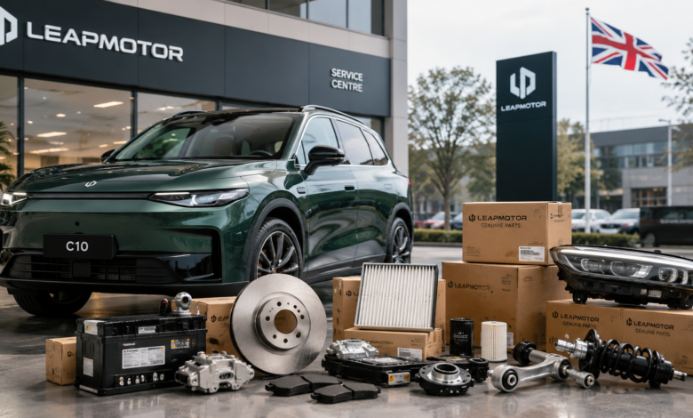 Leapmotor Spare Parts UK including genuine OEM replacement parts at an authorised UK service centre