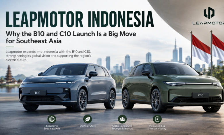 Leapmotor Indonesia launch featuring the Leapmotor B10 and C10 electric SUVs in Southeast Asia