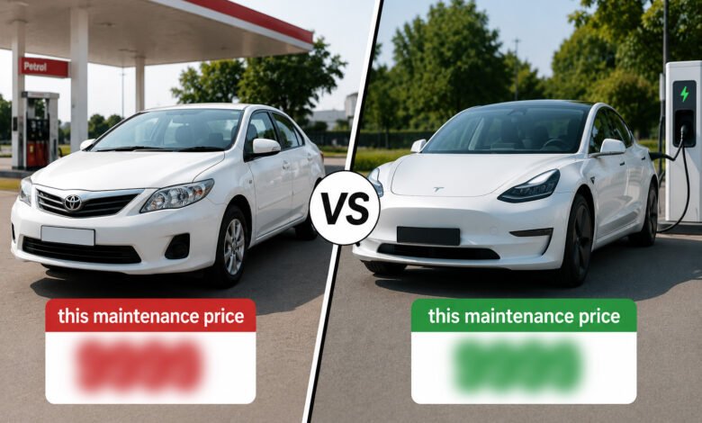 petrol vs electric car maintenance