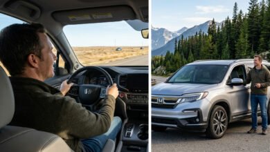 2022 Honda Pilot SUV front view showing exterior design and styling
