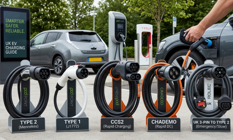 EV Charging Cable Types UK