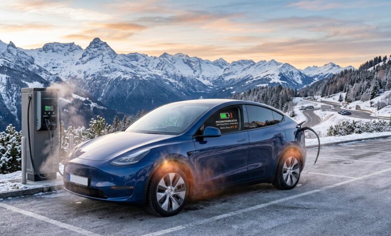 EV battery preconditioning